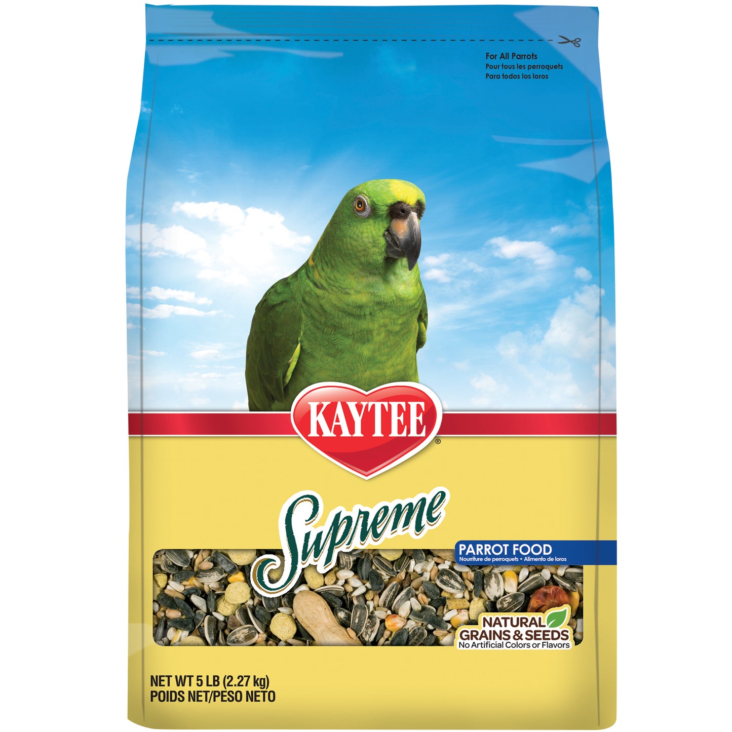 Kaytee Supreme Parrot Food, 5-lb Bag
