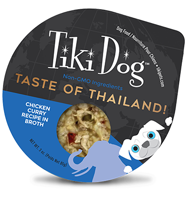 Tiki Dog Taste Of Thailand Thai Chicken Curry 3-oz, Wet Dog Food