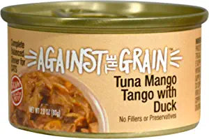 Against The Grain Tuna Mango Tango With Duck Recipe 2.8-oz, Wet Cat Food, Case Of 24