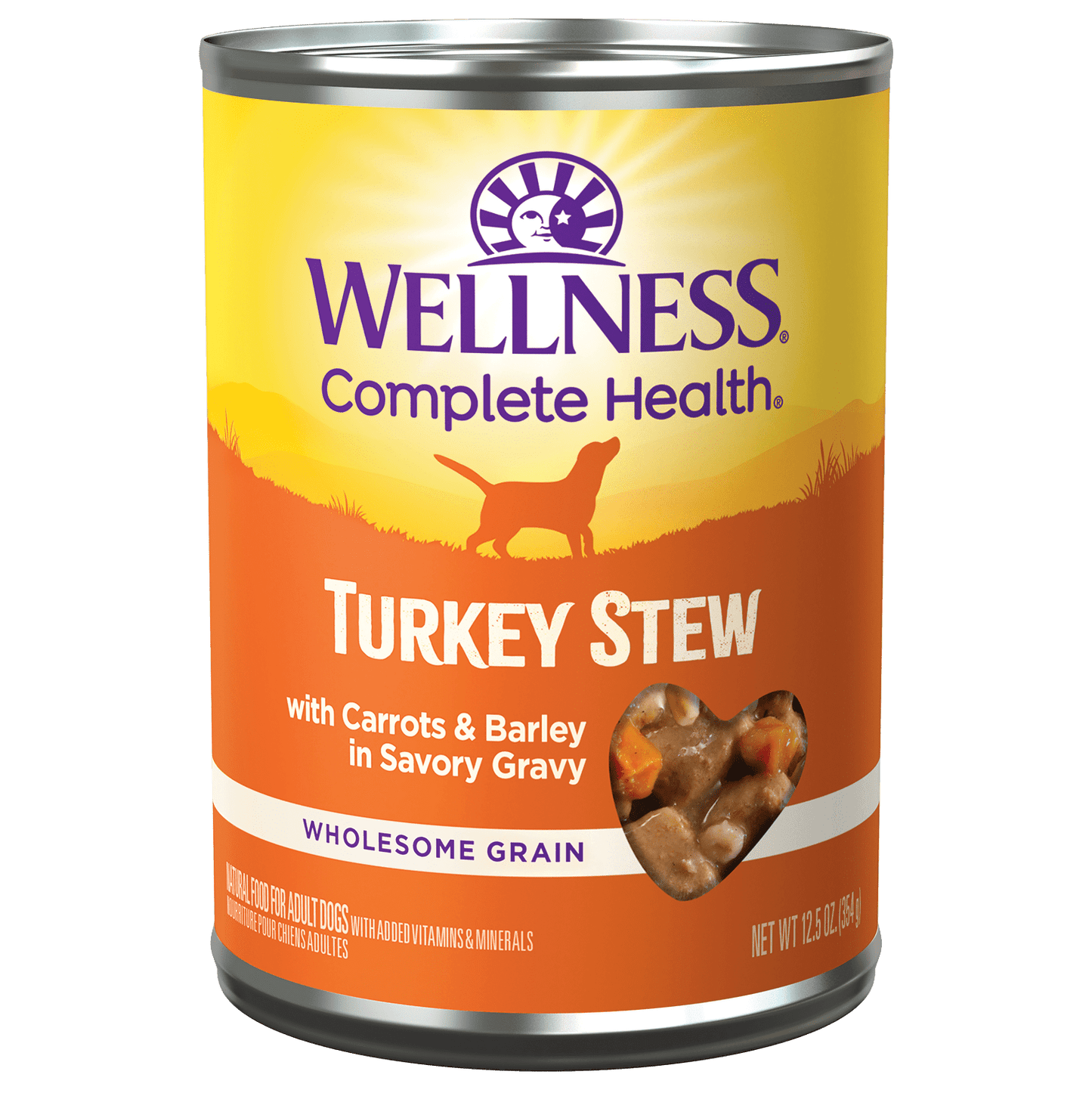 Wellness® Turkey Stew Wet Dog Food, 12.5-oz Case of 12