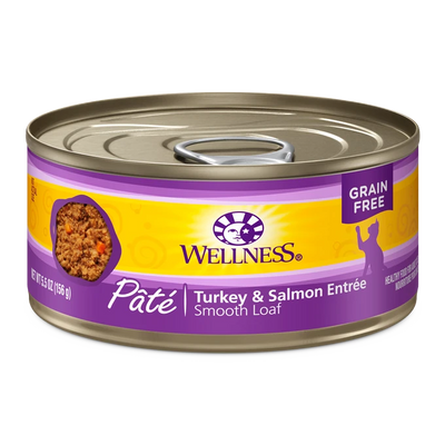 Wellness Paté Turkey and Salmon Entrée Wet Cat Food