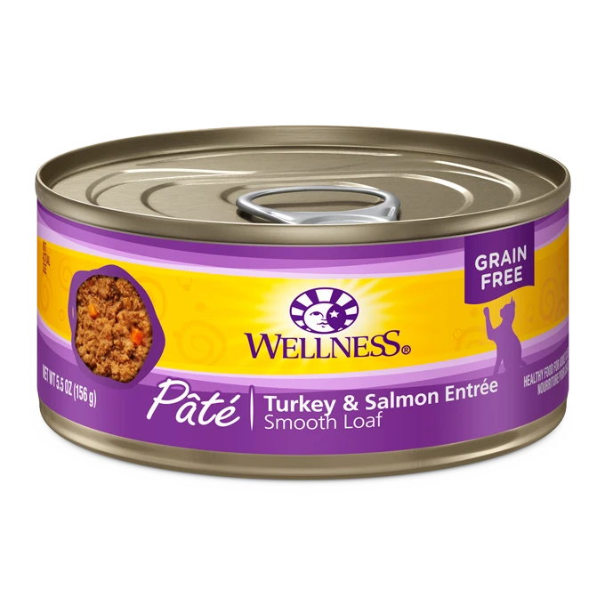 Wellness Paté Turkey and Salmon Entrée Wet Cat Food