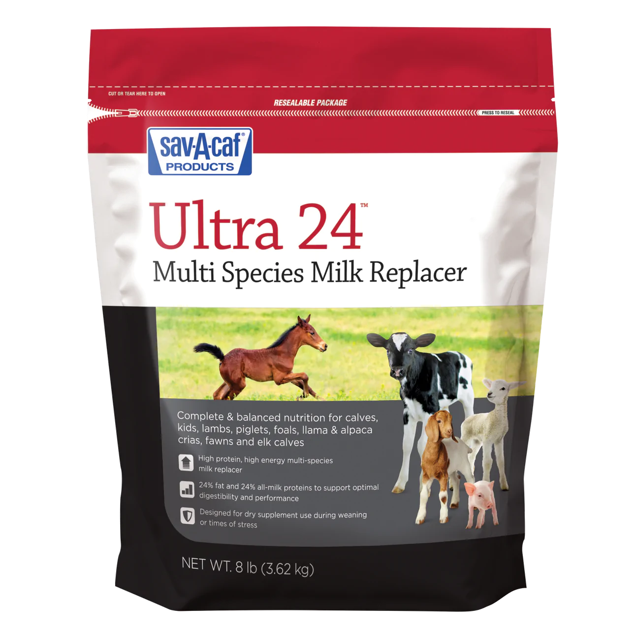 Sav-A-Caf Ultra 24 Multi Species Milk Replacer