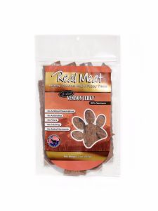 The Real Meat Company Venison Jerky Long Stix Dog Treats, 8-oz Bag