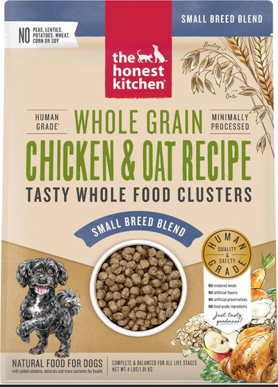The Honest Kitchen Whole Grain Whole Food Clusters Small Breed Chicken Recipe 4-lb, Dry Dog Food